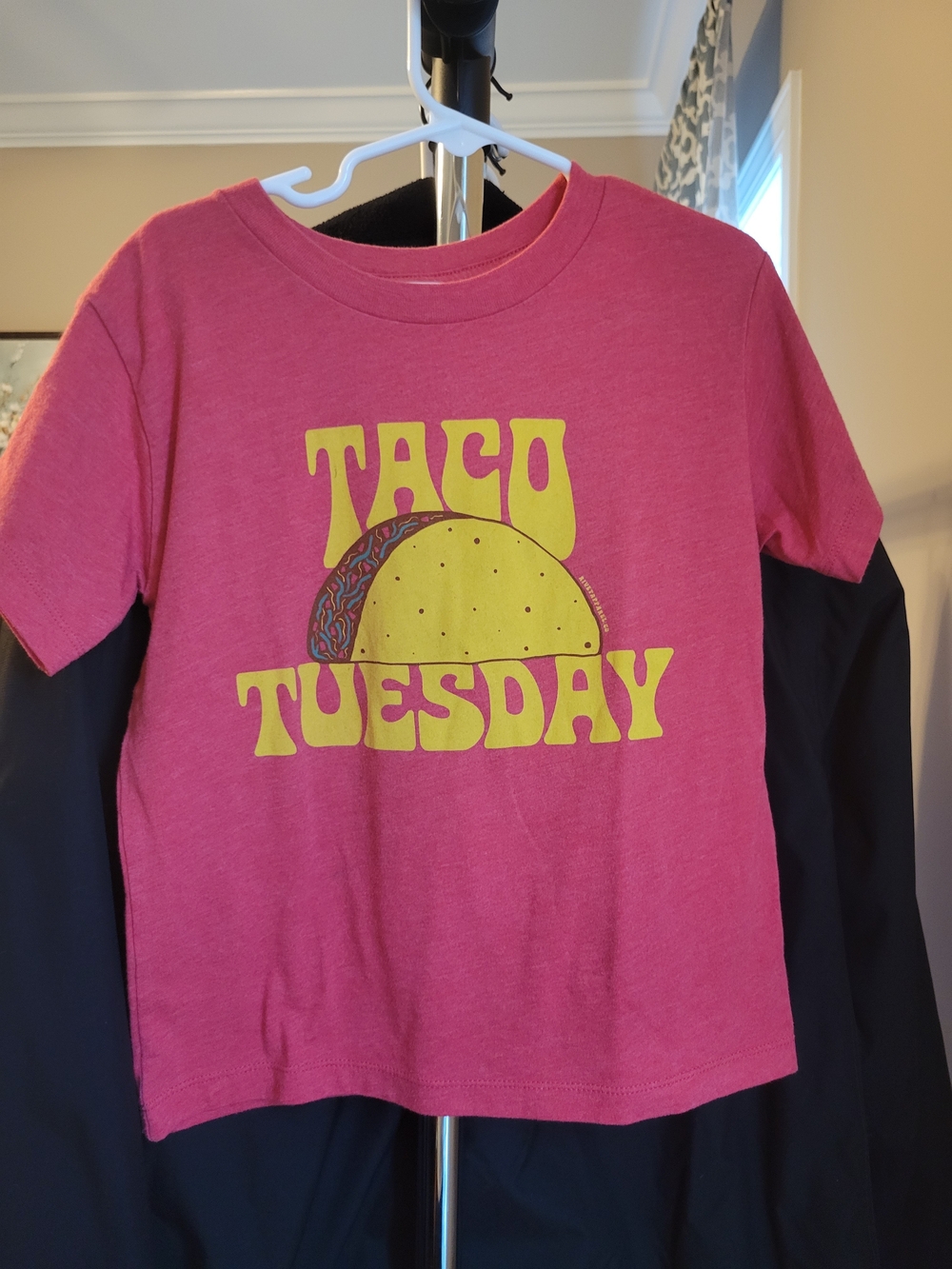 Kids Red "Taco Tuesday" Graphic Tee